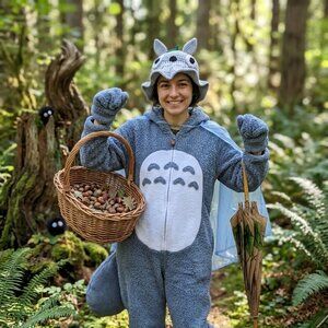 Handmade Totoro Crochet Bucket Hat New